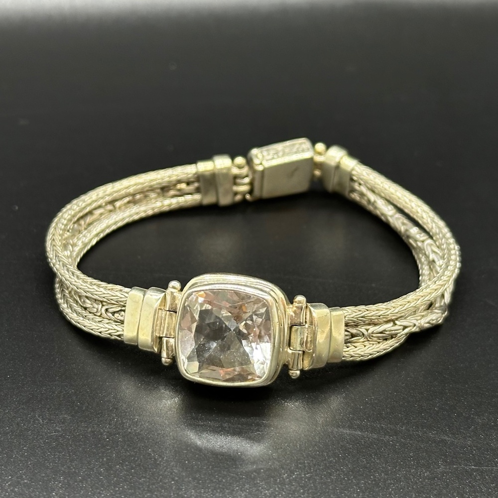 Sarda Quartz Byzantine Bracelet & Earrings Set